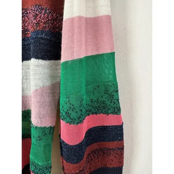 Aldo Martins Landscape Knit Sweater Women’s Size 4 Bamboo Wool - Picture 4 of 6